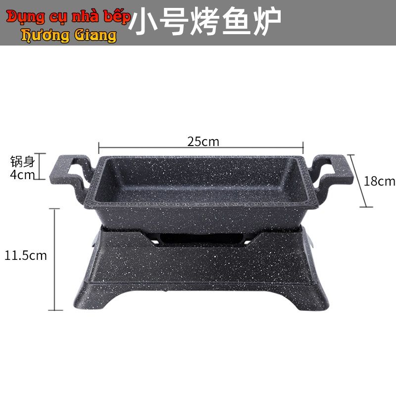 Bếp Chảo Cồn Đa Năng Chiên-Nướng-Steak Phong Cách Nhật GDNB-7