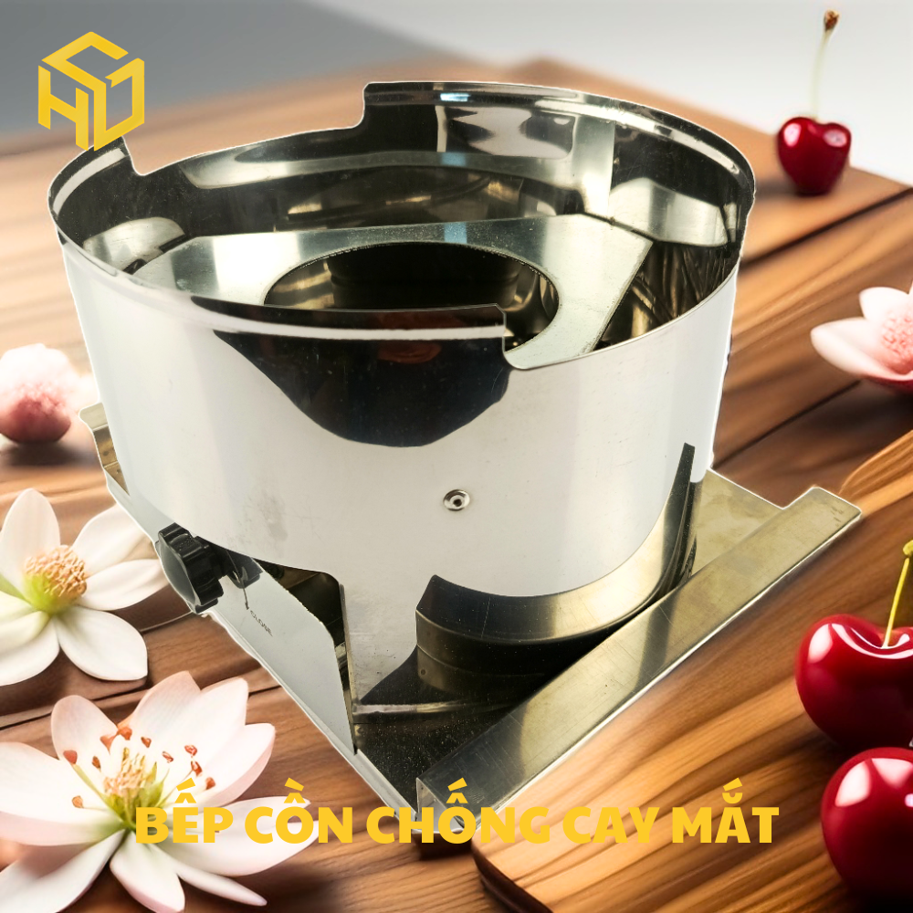 Bếp cồn chống cay mắt Hương Giang – Chuyên Dụng Lẩu Dê, Lẩu Bò, Tặng Kèm Vỉ Hấp Tiện lợi, bếp cồn chắn gió, siêu chắn gió bếp cồn, bếp lẩu cồn chuyên dụng, bếp cồn lẩu chuyên dụng