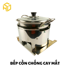 Bếp cồn chống cay mắt Hương Giang – Chuyên Dụng Lẩu Dê, Lẩu Bò, Tặng Kèm Vỉ Hấp Tiện lợi, bếp cồn chắn gió, siêu chắn gió bếp cồn, bếp lẩu cồn chuyên dụng, bếp cồn lẩu chuyên dụng
