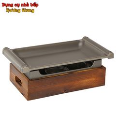Bếp Cồn Nướng Tại Bàn Khay Nướng Chống Dính Phong Cách Nhật GDNB-5