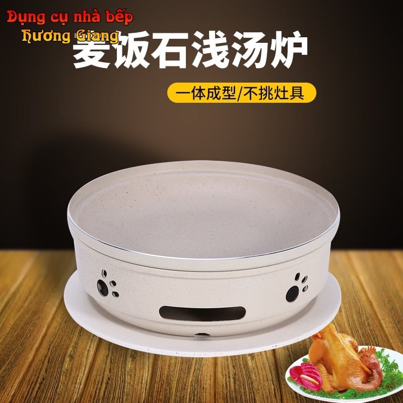 Thố Hâm Nóng Thức Ăn Hợp Kim Nhôm  Bằng Cồn & Nến GDNB-31