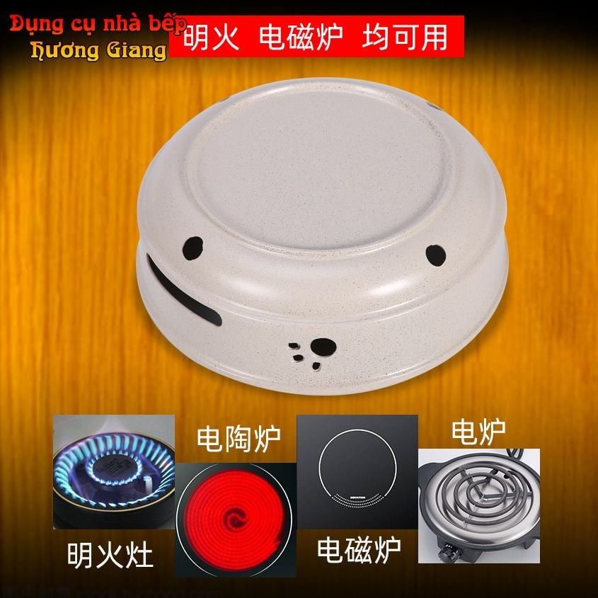 Thố Hâm Nóng Thức Ăn Hợp Kim Nhôm  Bằng Cồn & Nến GDNB-31