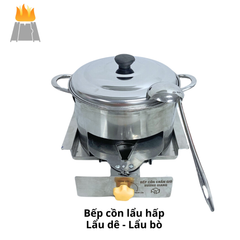 Bộ Bếp Nồi Lẩu Đa Năng Hương Giang – Chuyên Dụng Lẩu Dê, Lẩu Bò, Tặng Kèm Vỉ Hấp Tiện lợi, bếp cồn chắn gió, siêu chắn gió bếp cồn, bếp lẩu cồn chuyên dụng, bếp cồn lẩu chuyên dụng