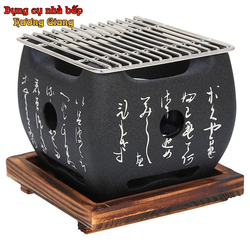 Bếp Nướng mini Nhật Bản ,Lò Nướng Đúc Hợp Kim Nhôm phong cách nhật bản GDNB-38