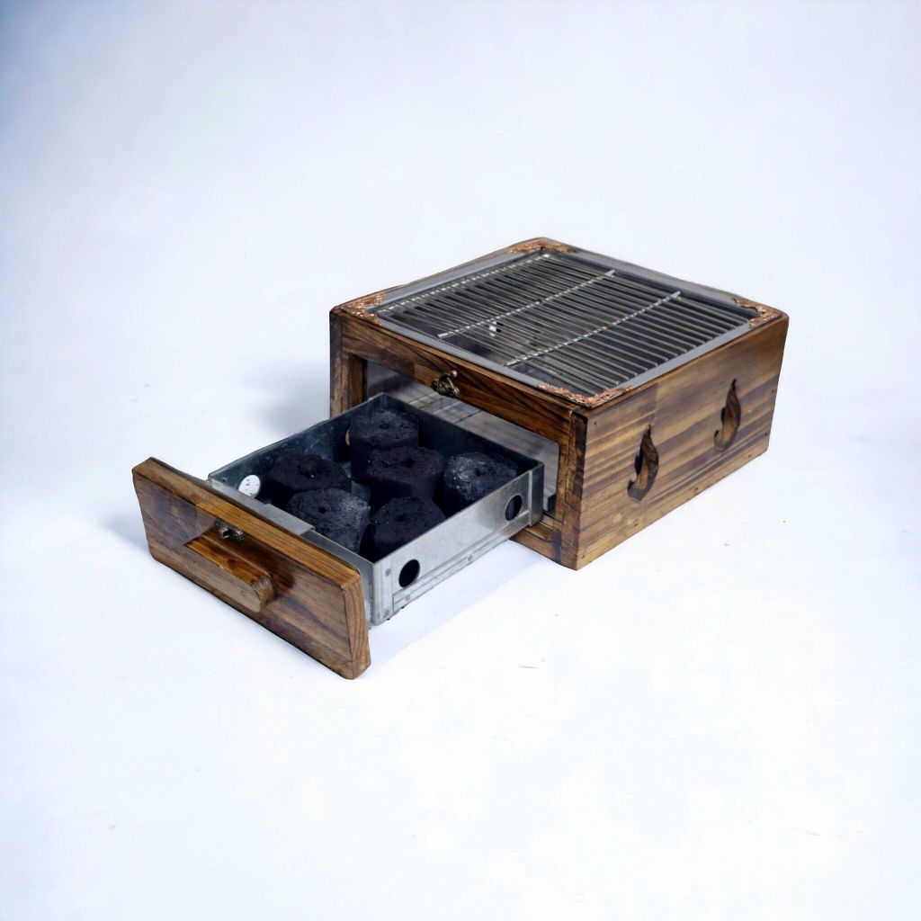 Bếp Nướng Than Phong Cách Nhật Size Mini - Tiện Lợi, An Toàn, Đẳng Cấp | Bếp Nướng BBQ Cao Cấp