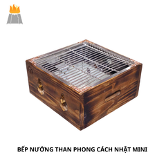 Bếp Nướng Than Phong Cách Nhật Size Mini - Tiện Lợi, An Toàn, Đẳng Cấp | Bếp Nướng BBQ Cao Cấp
