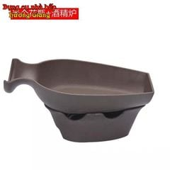 Bộ Bếp Cồn Chảo Hợp Kim Nhôm Hình bình Hồ Lô & cái bình cổ GDNB-32