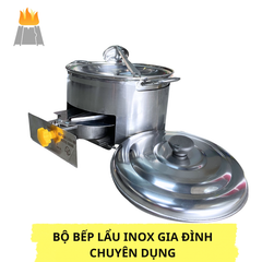 Nồi Lẩu 24 Kèm Bếp Cồn Chắn Gió Chuyên Dụng Hương Giang| bếp lẩu cồn , nồi lẩu bếp cồn,bếp lẩu cồn, bếp cồn inox cao cấp,bếp cồn đẹp