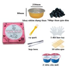 Bộ Bếp Nướng Dùng 1 Lần - Tiện Lợi, An Toàn Cho Dã Ngoại | Bếp Nướng Cao Cấp