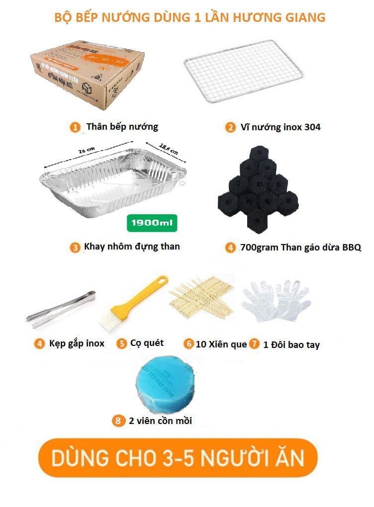 Bếp Nướng Than Tiện Lợi  - Nướng an toàn, sạch sẽ, tiết kiệm chi phí và thời gian chuẩn bị món nướng