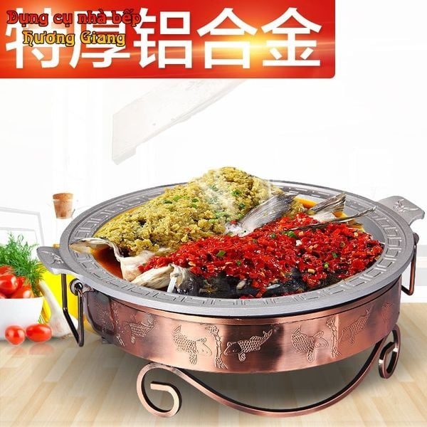 Bộ Chảo Lẩu Hợp Kim Nhôm Kèm Bếp Cồn Phong Cách Trung Hoa GDNB-29