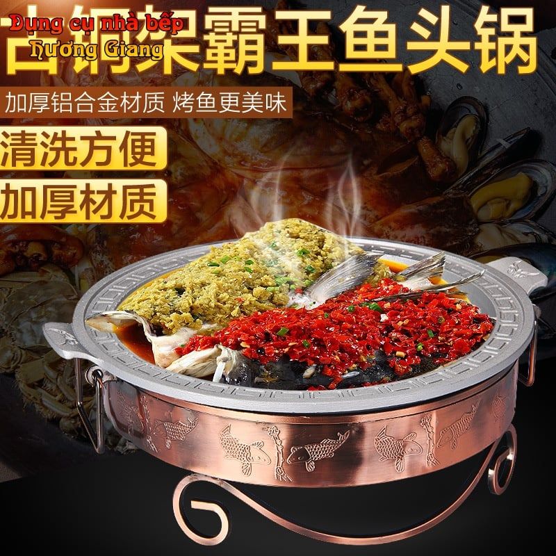 Bộ Chảo Lẩu Hợp Kim Nhôm Kèm Bếp Cồn Phong Cách Trung Hoa GDNB-29