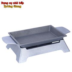 Bộ Chảo Nướng Kèm Bếp Cồn Hợp Kim Nhôm Chống Dính GDNB-25