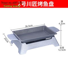 Bộ Chảo Nướng Kèm Bếp Cồn Hợp Kim Nhôm Chống Dính GDNB-25