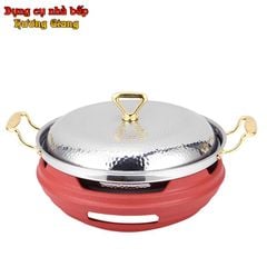 Bộ Lẩu Chảo Kèm Bếp Cồn Hâm Nóng GDNB-3