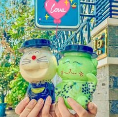 Hũ Nhựa PET 500ml Hình Mèo Doraemon| Hũ PET nắp nhựa