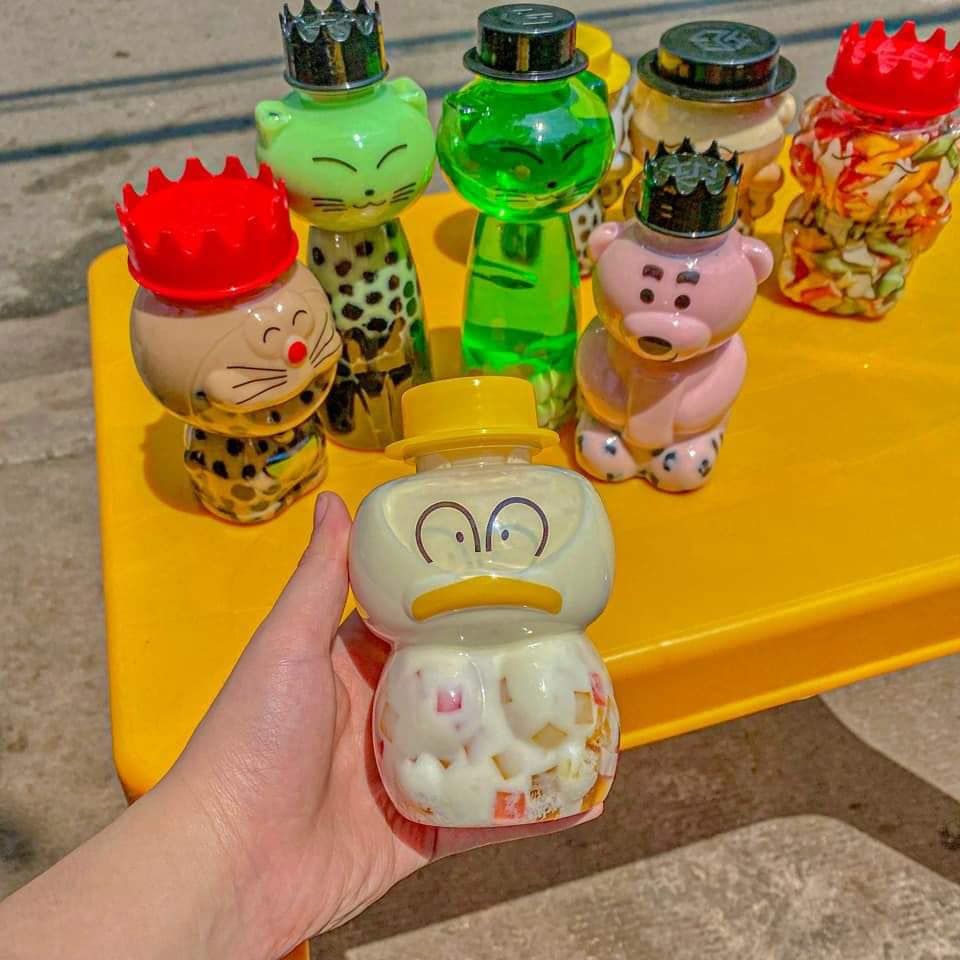 Chai Nhựa PET 500ml Vịt nón vàng | chai nhua pet 500ml vịt nón vàng
