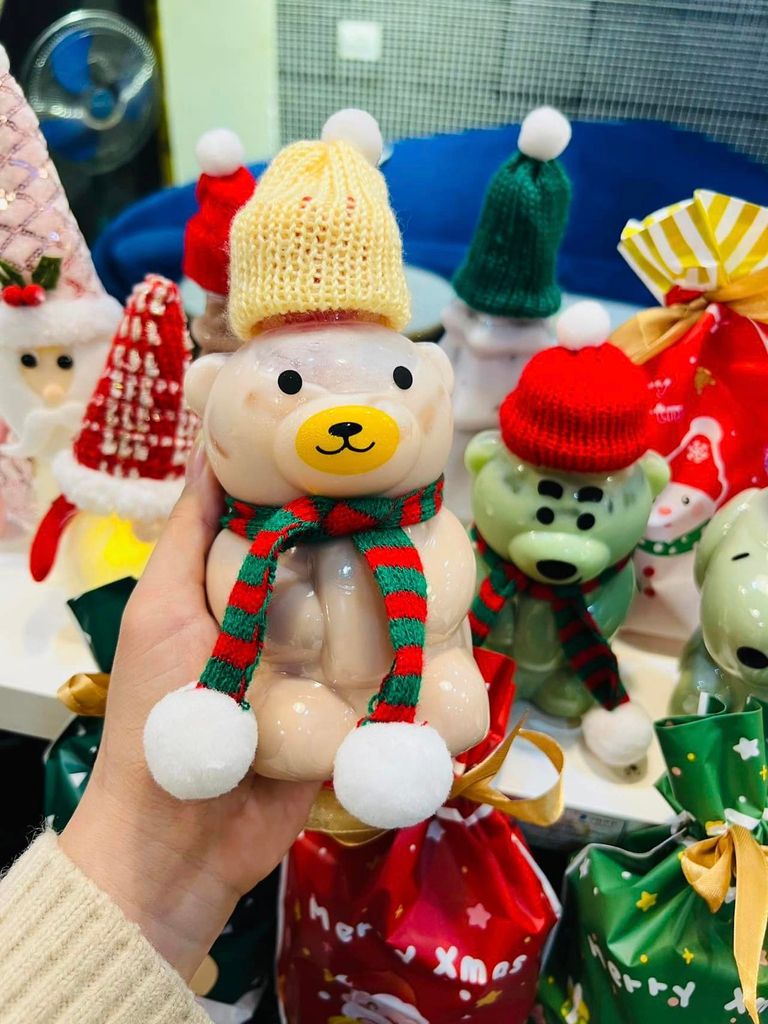 Chai Nhựa PET 450ml Hình Gấu Teddy | Chai Nhua pet