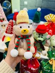 Chai Nhựa PET tròn Đựng Trà Sữa gấu teddy 450ml