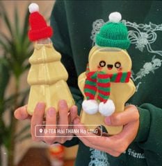 Chai Nhựa PET 400ml Hình Cây Thông noel | Chai Nhua pet