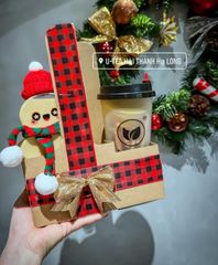 Chai nhựa PET dẹp đựng Trà Sữa bánh quy gừng 500ml
