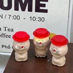Hũ Nhựa PET 500ml Hình Mèo Doraemon| Hũ PET nắp nhựa