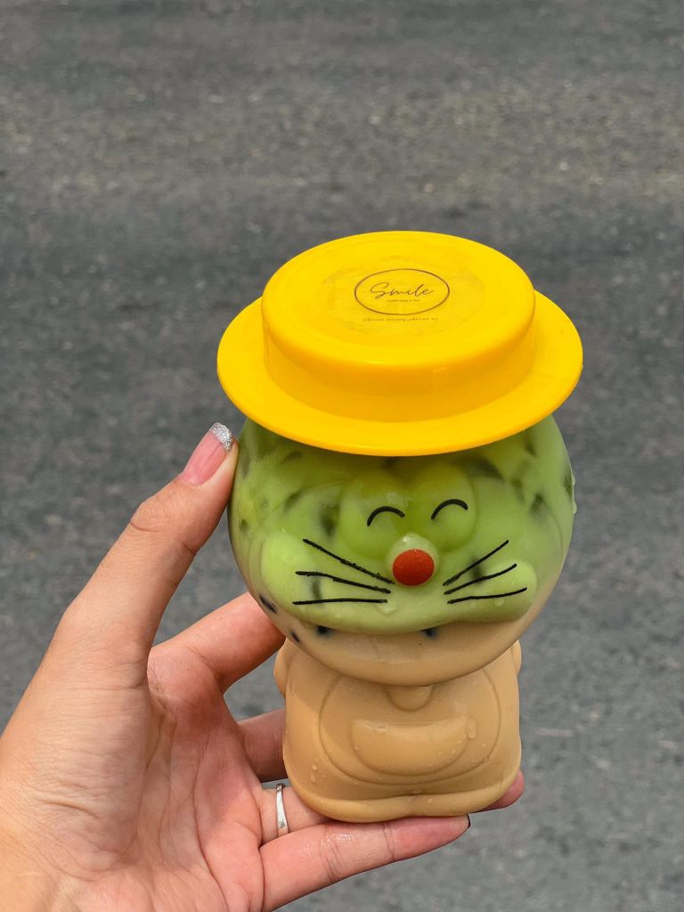 Hũ Nhựa PET 500ml Hình Mèo Doraemon| Hũ PET nắp nhựa