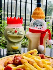 Hũ Nhựa PET 500ml Hình Mèo Doraemon| Hũ PET nắp nhựa