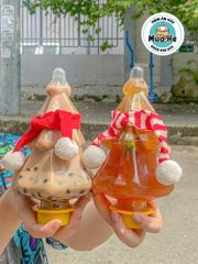 Chai Nhựa PET 400ml Hình Cây Thông noel | Chai Nhua pet