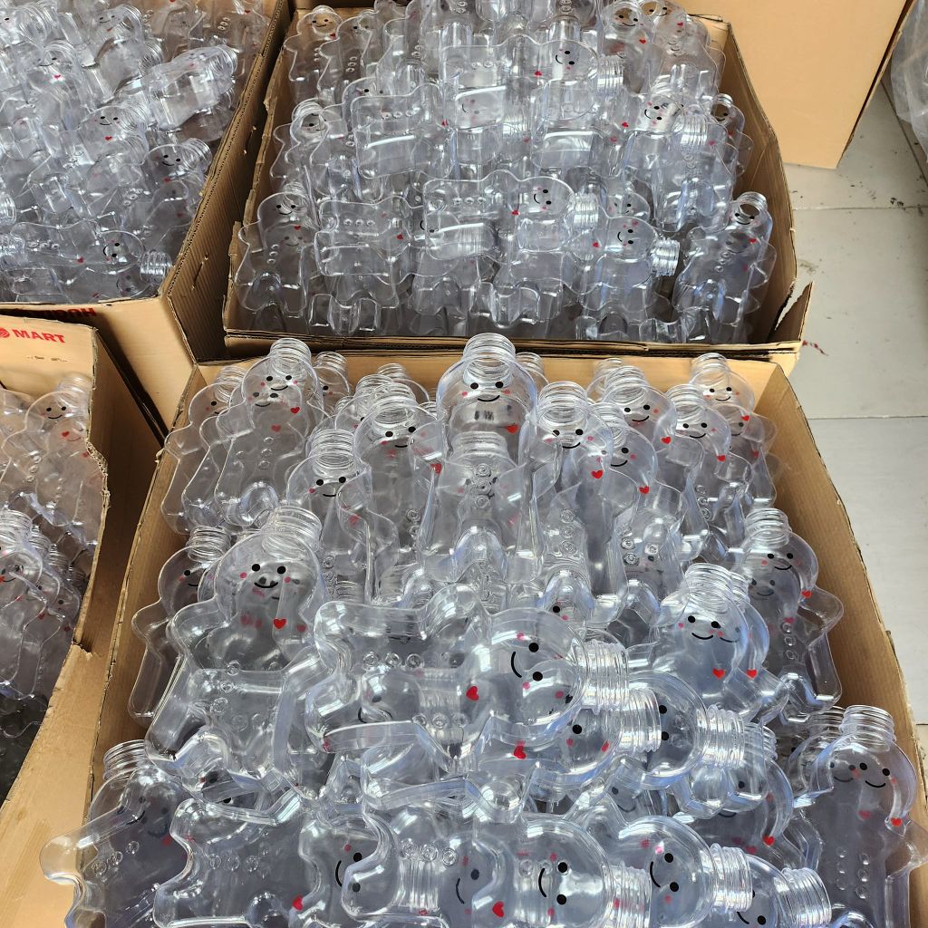 Chai Nhựa PET 500ml Hình Bánh Quy Gừng | Chai Nhua pet
