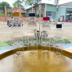 Chai nhựa PET 500ml Gấu Bearbrick KAWS | Chai Nhua pet 500ml Gấu