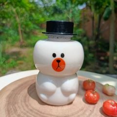 Chai Nhựa PET 350ml Gấu Nâu | Chai Nhựa 350ml Gấu nâu