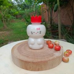 Chai Nhựa PET 350ml  Mèo Hello Kitty | Chai Nhựa 350ml Mèo Hello Kitty