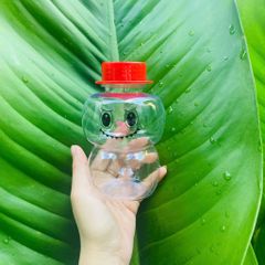 Chai Nhựa PET 350ml Hình Labubu | Chai Nhựa 350ml Hình Labubu