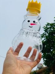 Chai Nhựa PET 400ml Người Tuyết | Chai Nhua PET Hình Người Tuyết