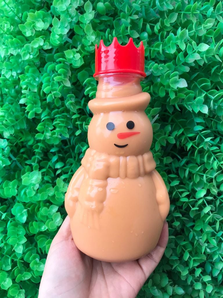Chai Nhựa PET 400ml Người Tuyết | Chai Nhua PET Hình Người Tuyết