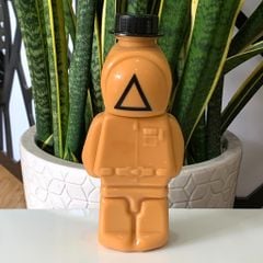 Chai Nhựa PET 700ml Hình Squid Game | chai nhua pet 700ml