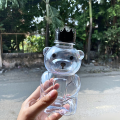Chai Nhựa PET 450ml Hình Gấu Teddy | Chai Nhua pet