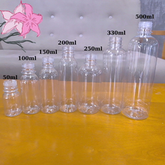 Chai nhựa PET Tròn Đựng Trà Sữa Thể Tích Từ 50 đến 1000ml