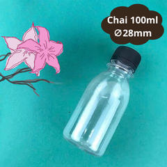 Chai nhựa PET Tròn Đựng Trà Sữa Thể Tích Từ 50 đến 1000ml
