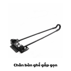 Chân bàn sắt gấp, xếp được làm từ sắt dày 7mm, sơn tĩnh điện | chân bàn gấp gọn