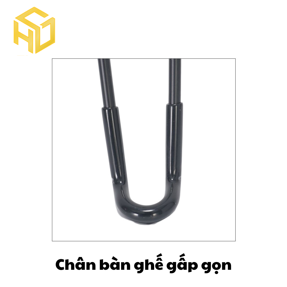 Chân bàn sắt gấp, xếp được làm từ sắt dày 7mm, sơn tĩnh điện | chân bàn gấp gọn