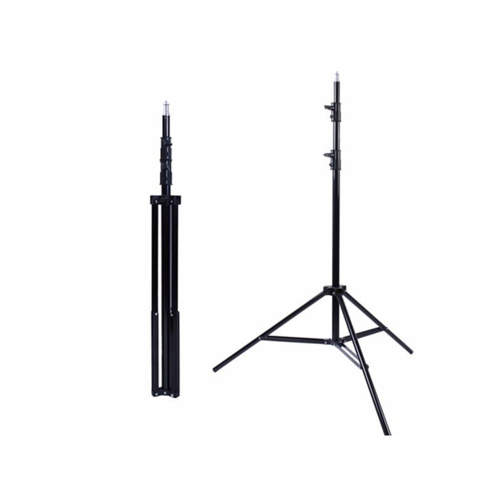 Chân Tripod Hợp Kim Nhôm/Inox Chiều Cao 2m1 | chân giá đỡ thiết bi studio