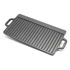 Chảo nướng đúc gang chống dính size 20 x 40 cm | chảo nướng tại bàn phong cách hàn quốc