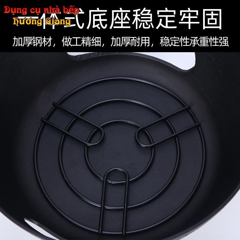 GDNB-49 Chảo Lẩu Đúc Hợp Kim Nhôm Chống Dính Kèm Bếp Cồn Nhật Bản