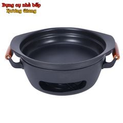 GDNB-49 Chảo Lẩu Đúc Hợp Kim Nhôm Chống Dính Kèm Bếp Cồn Nhật Bản