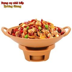 GDNB-51 Chảo Lẩu Hợp Kim Nhôm Kèm Bếp Cồn Phong Cách Nhật Bản