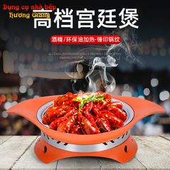 GDNB-68 Chảo Lẩu Xào Hợp Kim Nhôm Chống Dính Kèm Bếp Cồn