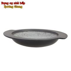 GDNB-58 Chảo Nhôm Tròn Chống Dính Có Nắp Kính