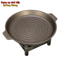 GDNB-48 Chảo Nướng Hợp Kim Nhôm Chống Dính Kèm Bếp Cồn Nhật Bản